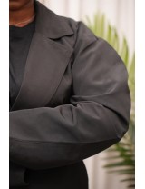 Trench coat long noir