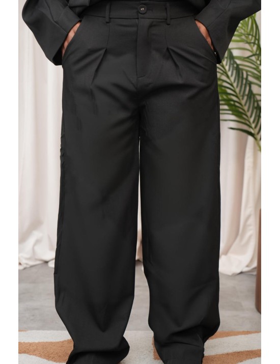 Pantalon blazer noir