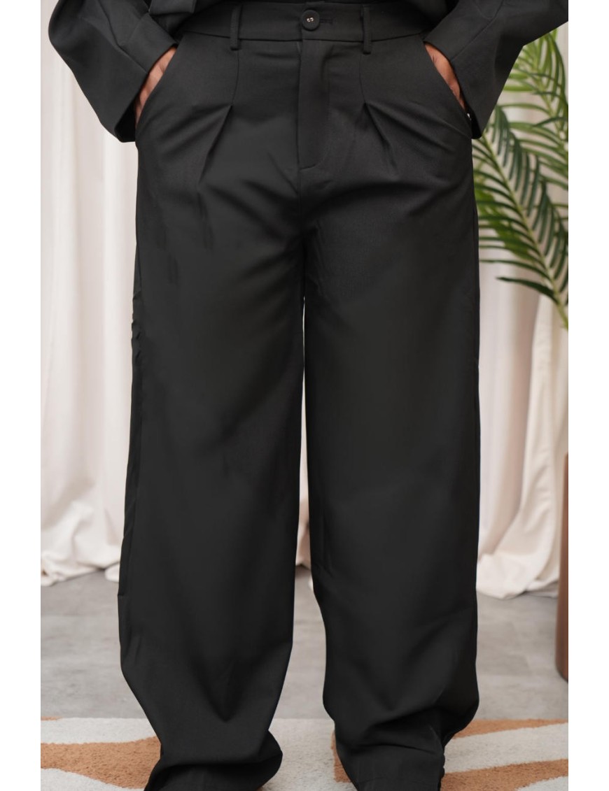 Pantalon blazer noir