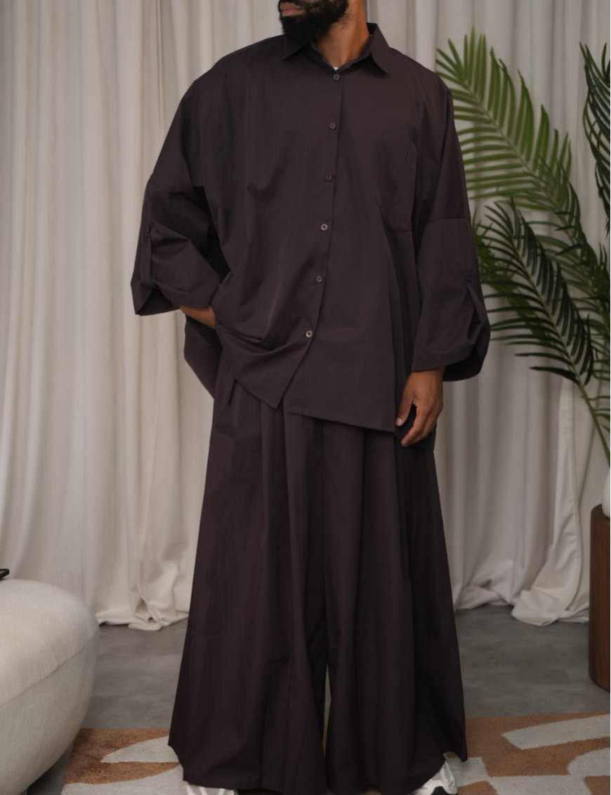 Ensemble impermeable violet