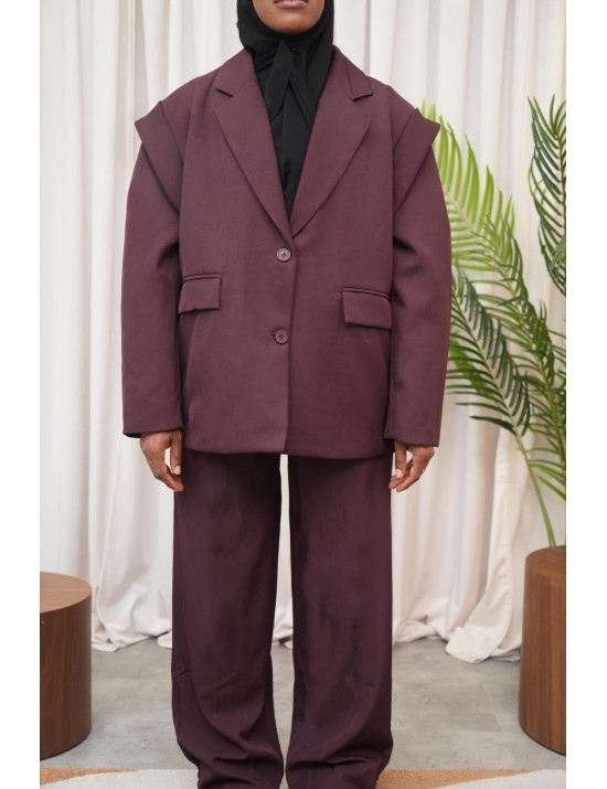 Blazer bordeau