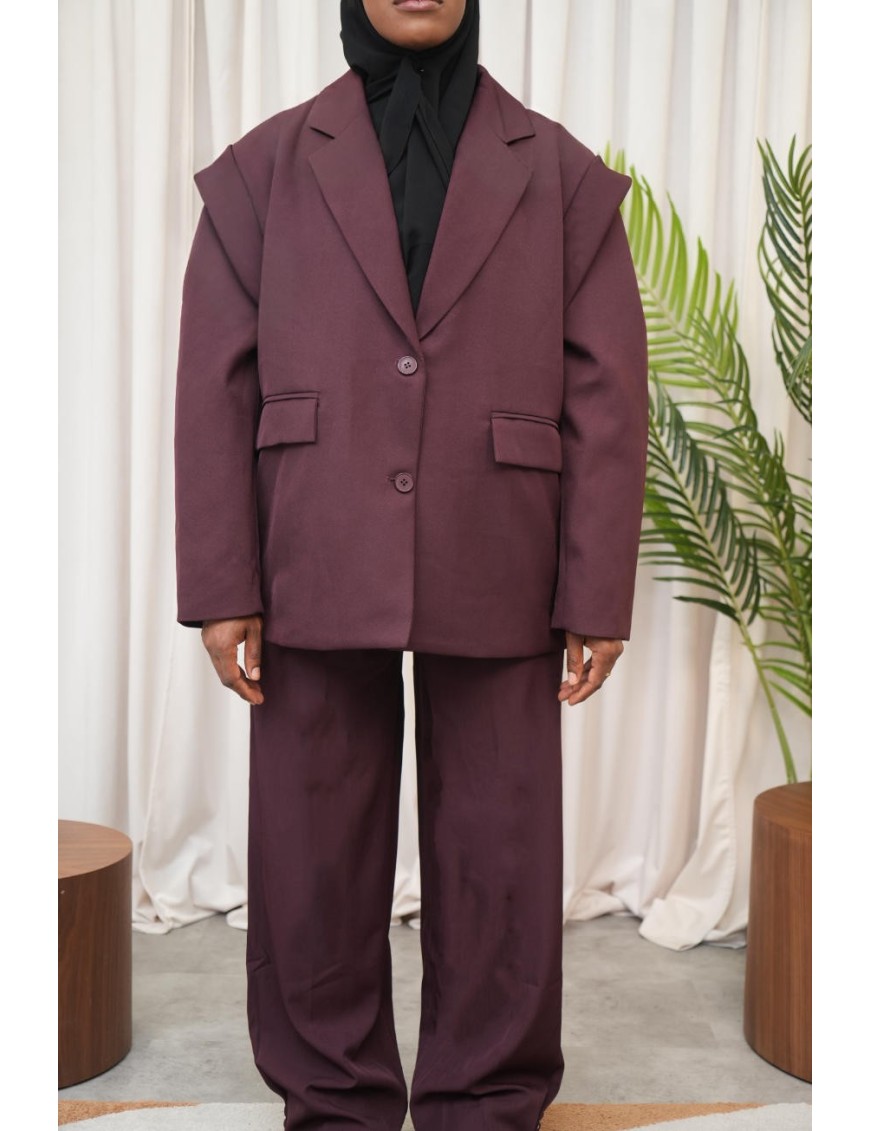 Blazer bordeau