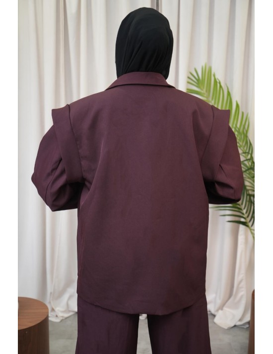 Blazer bordeau