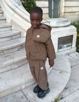 Ensemble sweat à capuche, pantalon et veste sans manche