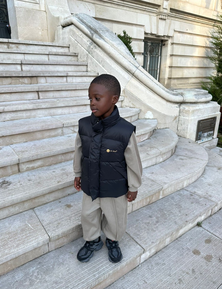 Doudoune sans manche noir