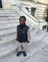 Doudoune sans manche noir