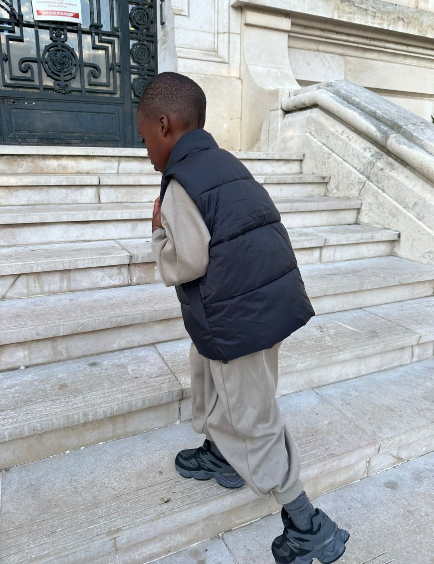 Doudoune sans manche noir