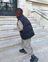 Doudoune sans manche noir