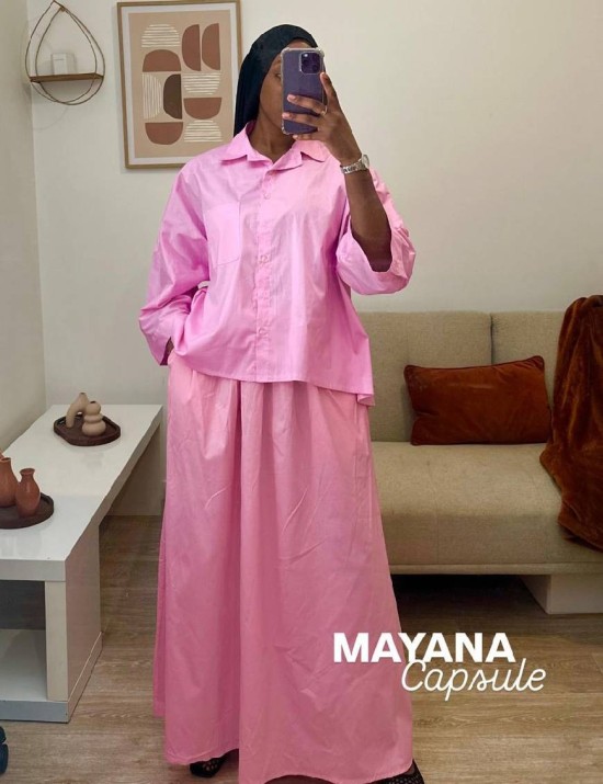 Ensemble chemise et jupe