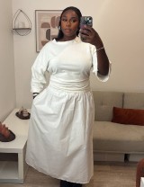 Ensemble t-shirt manches longues et jupe