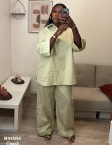 Ensemble tunique longue et pantalon