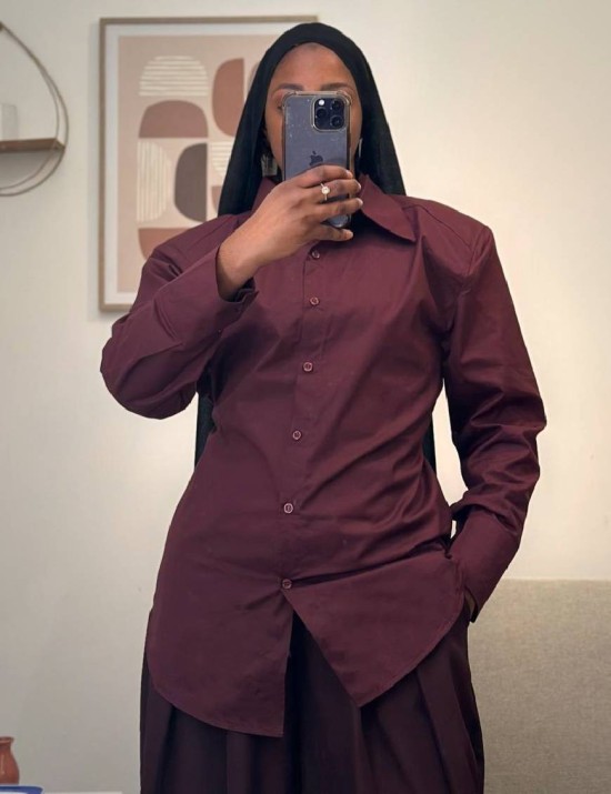 Chemise cintré à épaulette