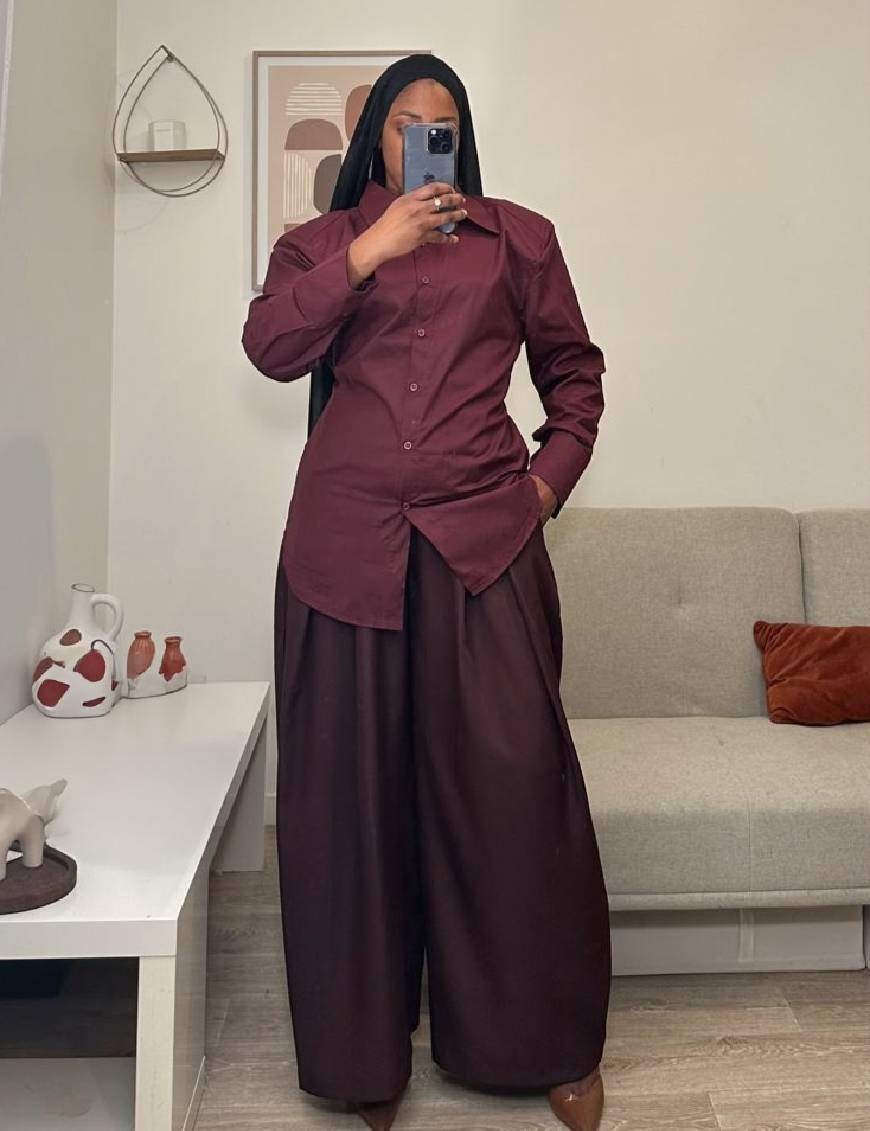 Chemise cintré à épaulette