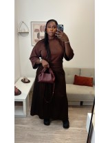 Ensemble t-shirt manches longues et jupe