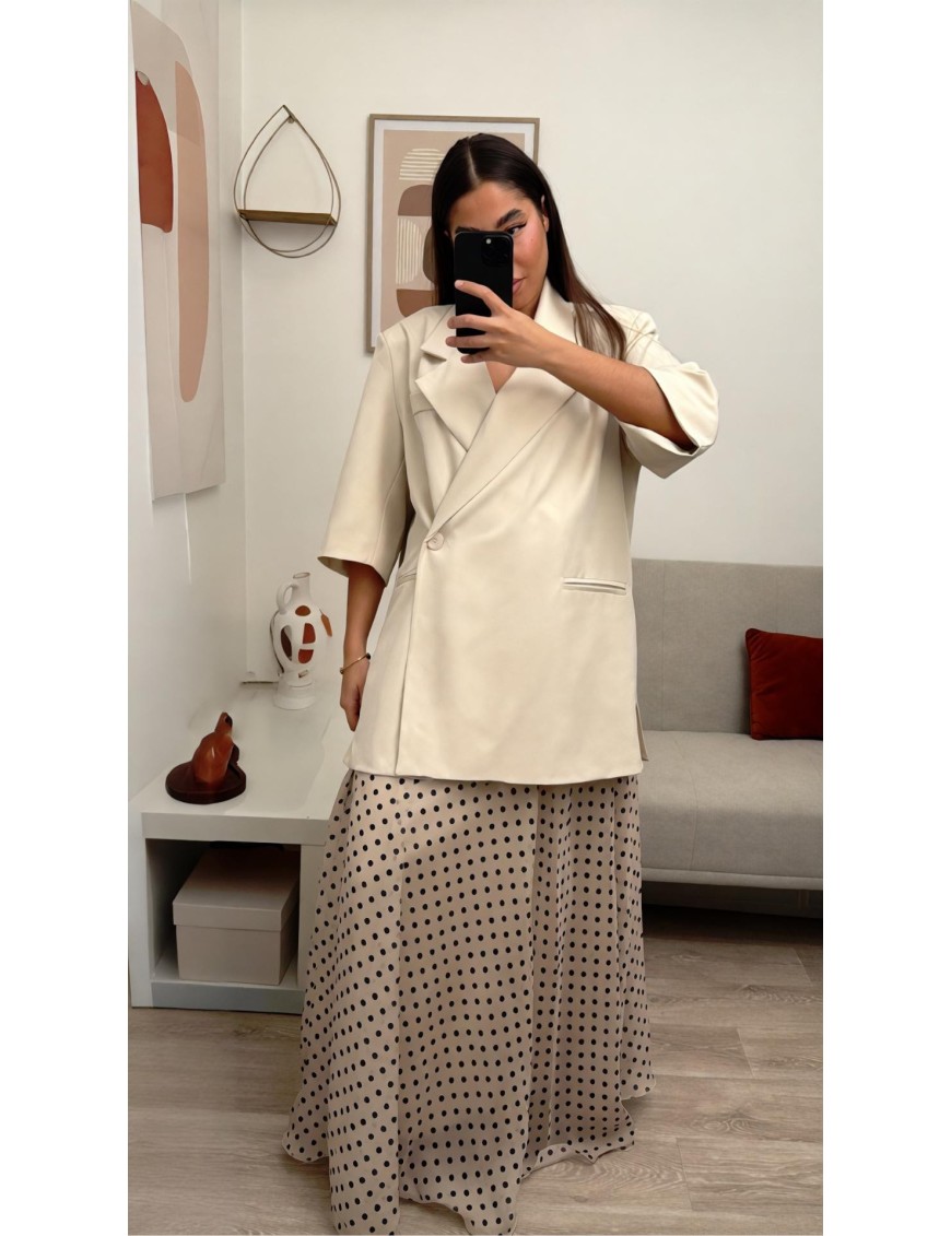 Blazer à manches mi-longues