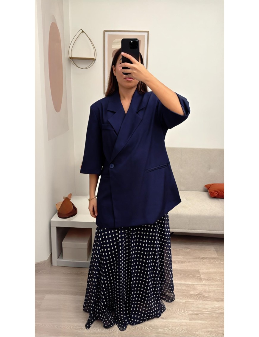 Blazer à manches mi-longues