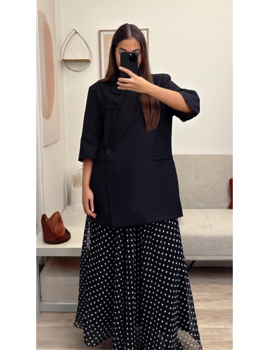 Blazer à manches mi-longues