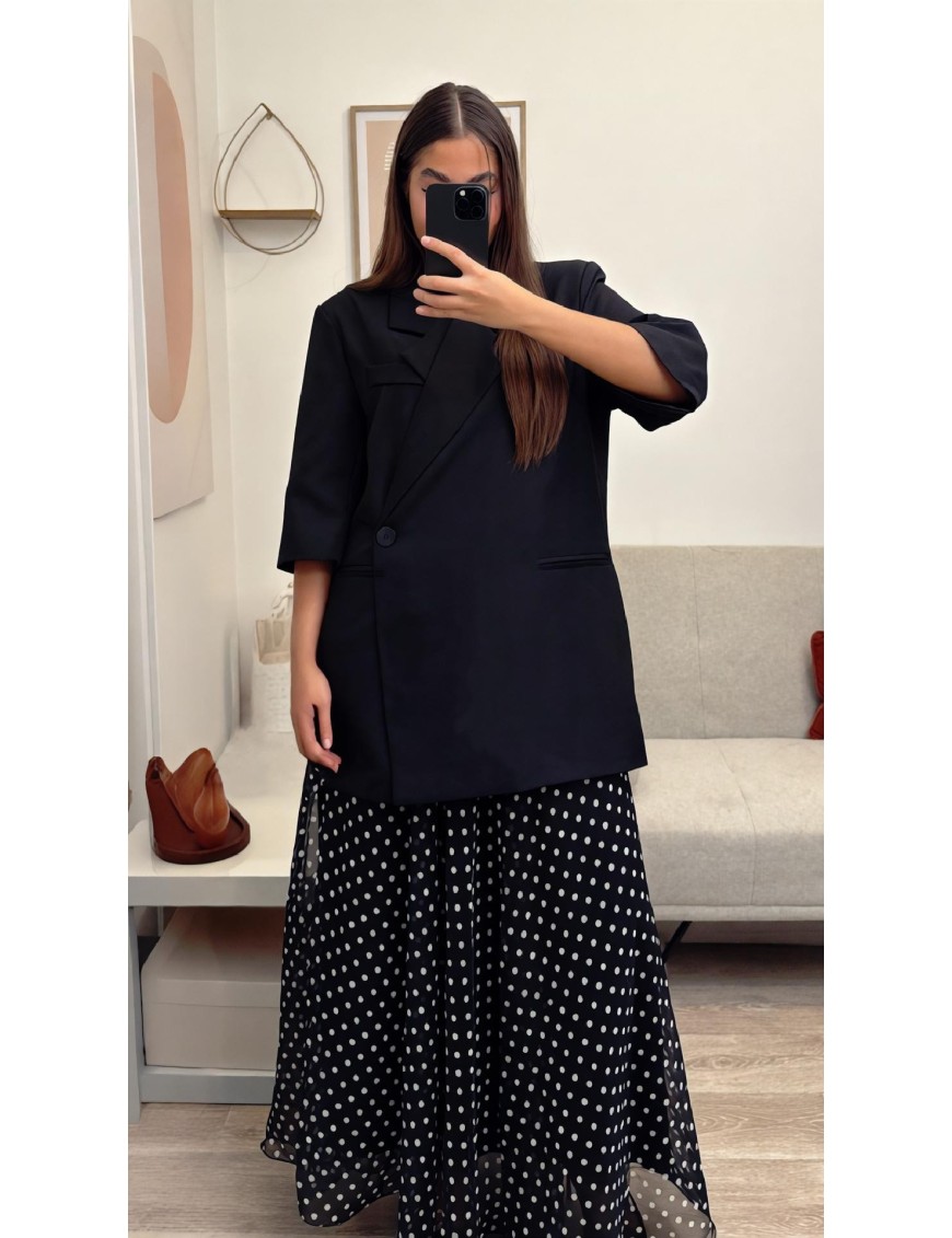 Blazer à manches mi-longues