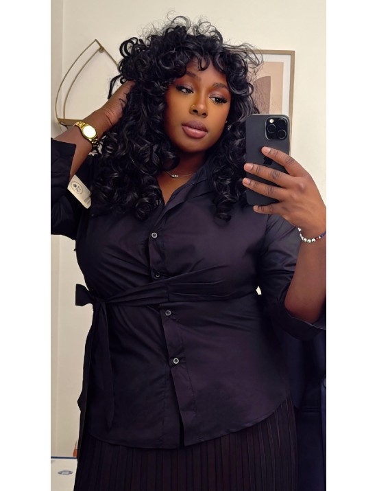 Chemise cintrée à nouer