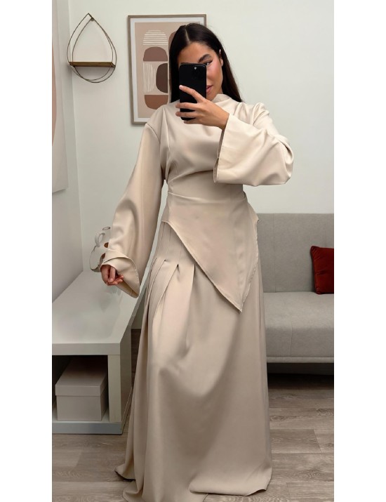 Ensemble blouse et  longue jupe