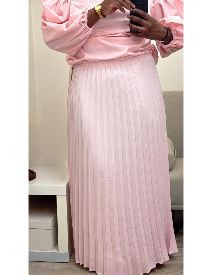 Jupe longue plissée