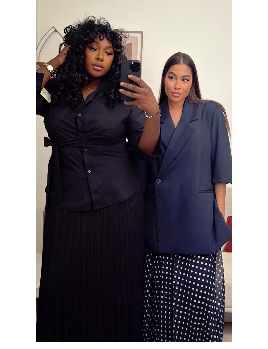 Jupe longue plissée