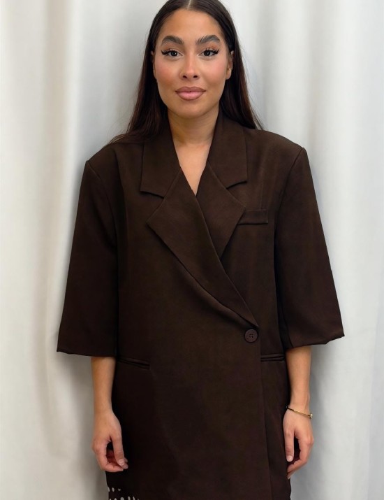 Blazer à manches mi-longues