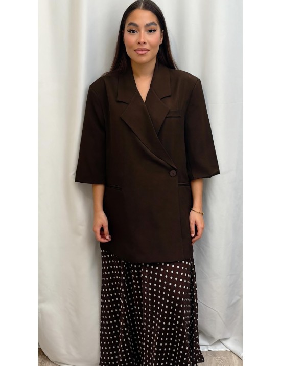 Blazer à manches mi-longues