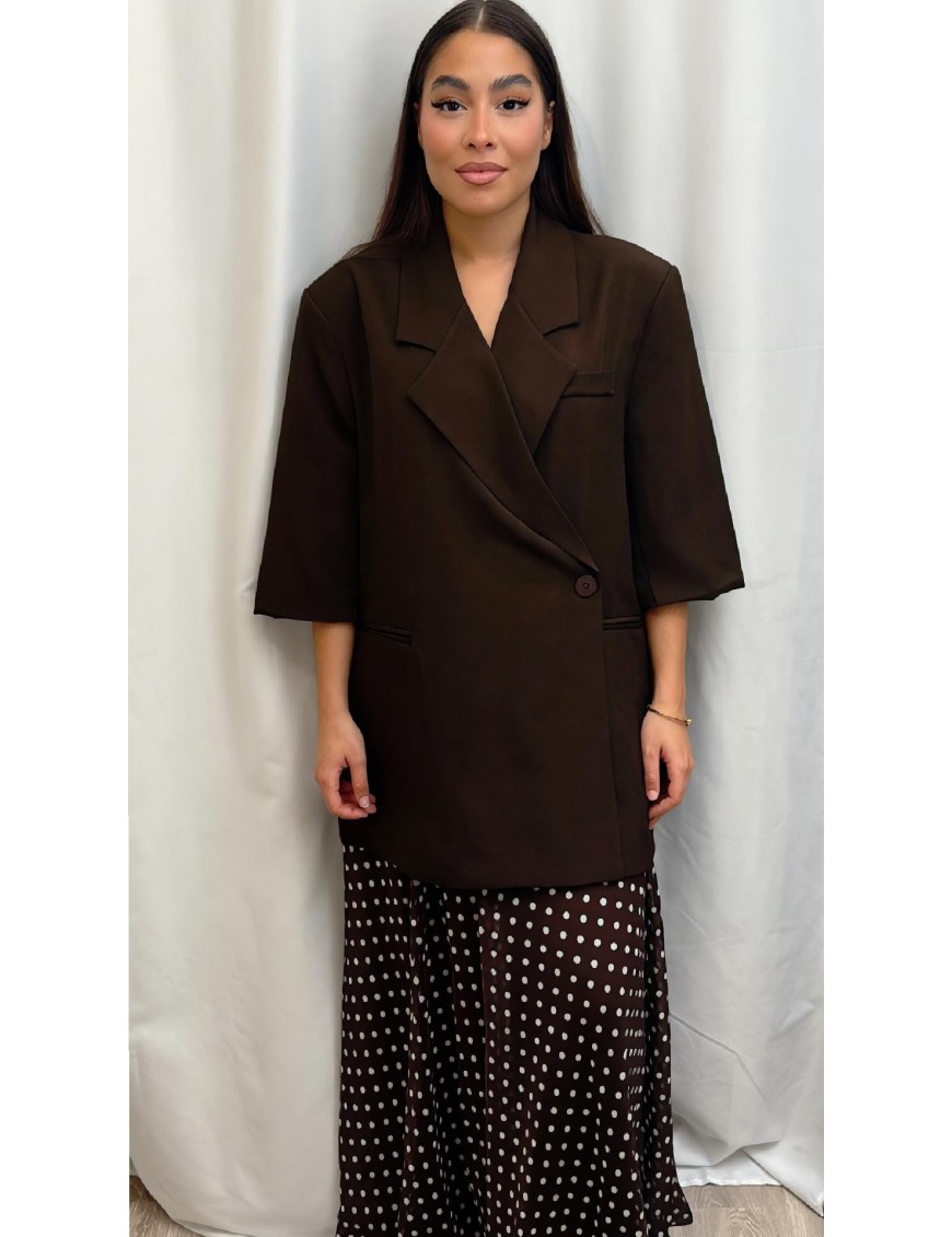 Blazer à manches mi-longues