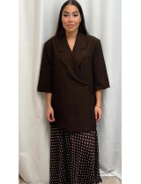 Blazer à manches mi-longues