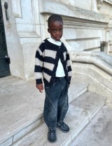 Gilet en maille et t shirt