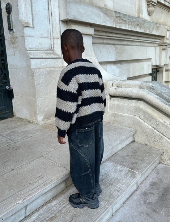 Gilet en maille et t shirt